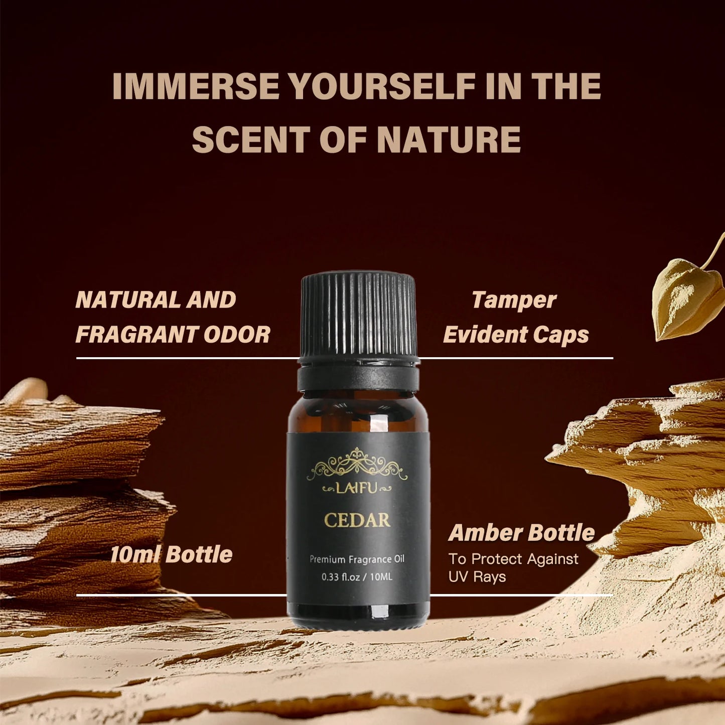 Water Soluble Essential Oils Kit for Fresh Air Diffuser, Humidifier Aromatherapy Suitable For Homes, Offices and SPA, 6x10ml