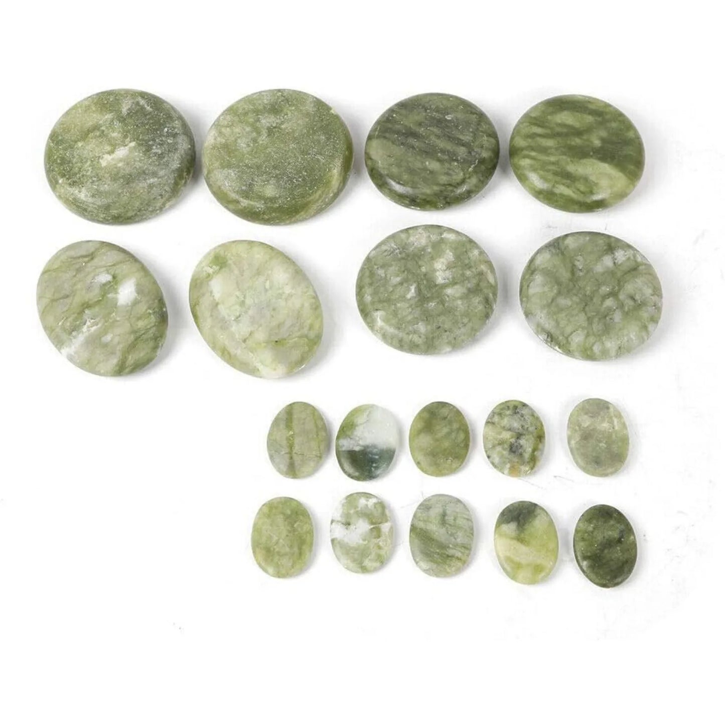 16pcs Hot Stones Massage Set w/ Warmer, Heated Hot Rocks Set for Home SPA Relaxation Treatment Pain Relief