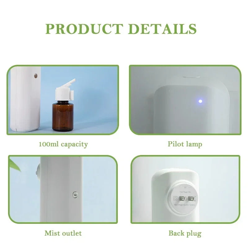 Namste Coverage 300m³  Aromatherapy machine Electric Fragrance Diffuser Bluetooth Home Air Freshener  Wall Mounted Air Purifier