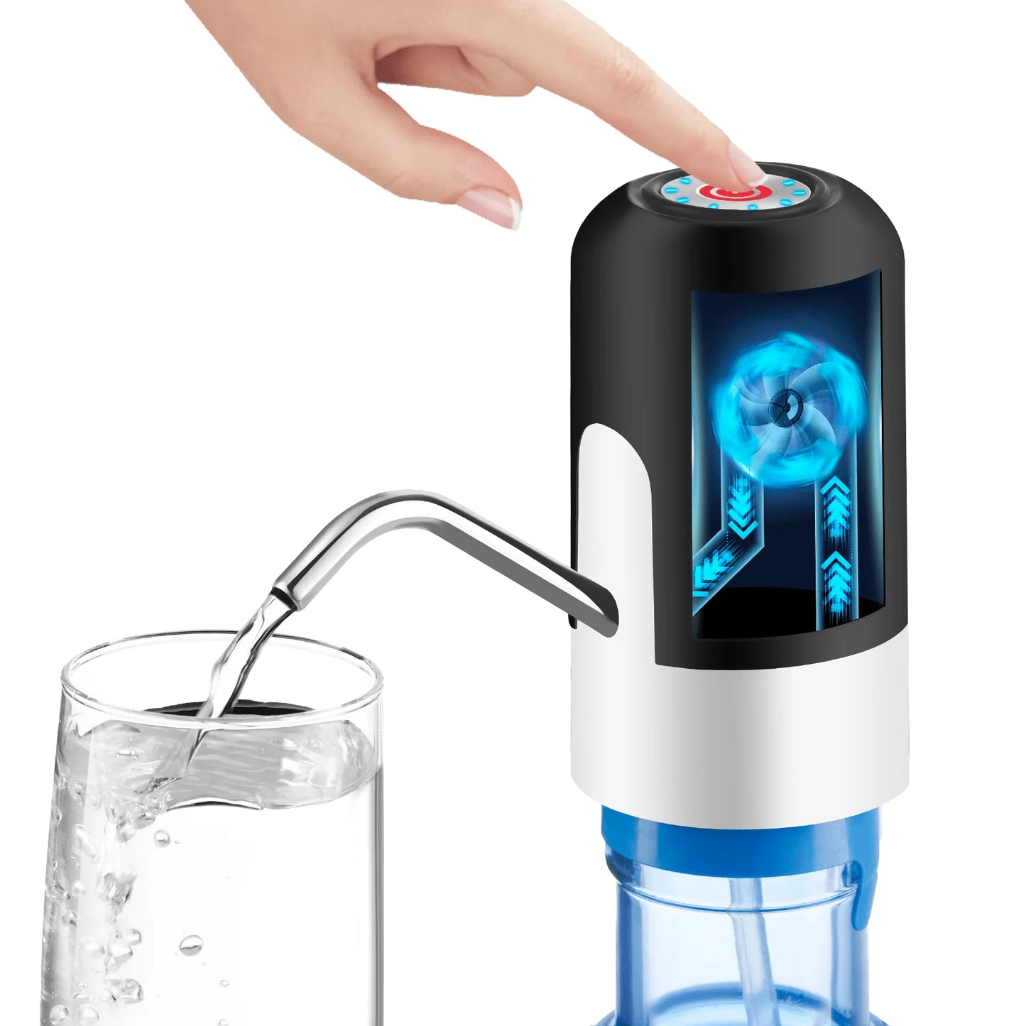 2-5 gallon bottle bottom loading water dispenser, portable USB Portable Milk Preparation Water Dispenser