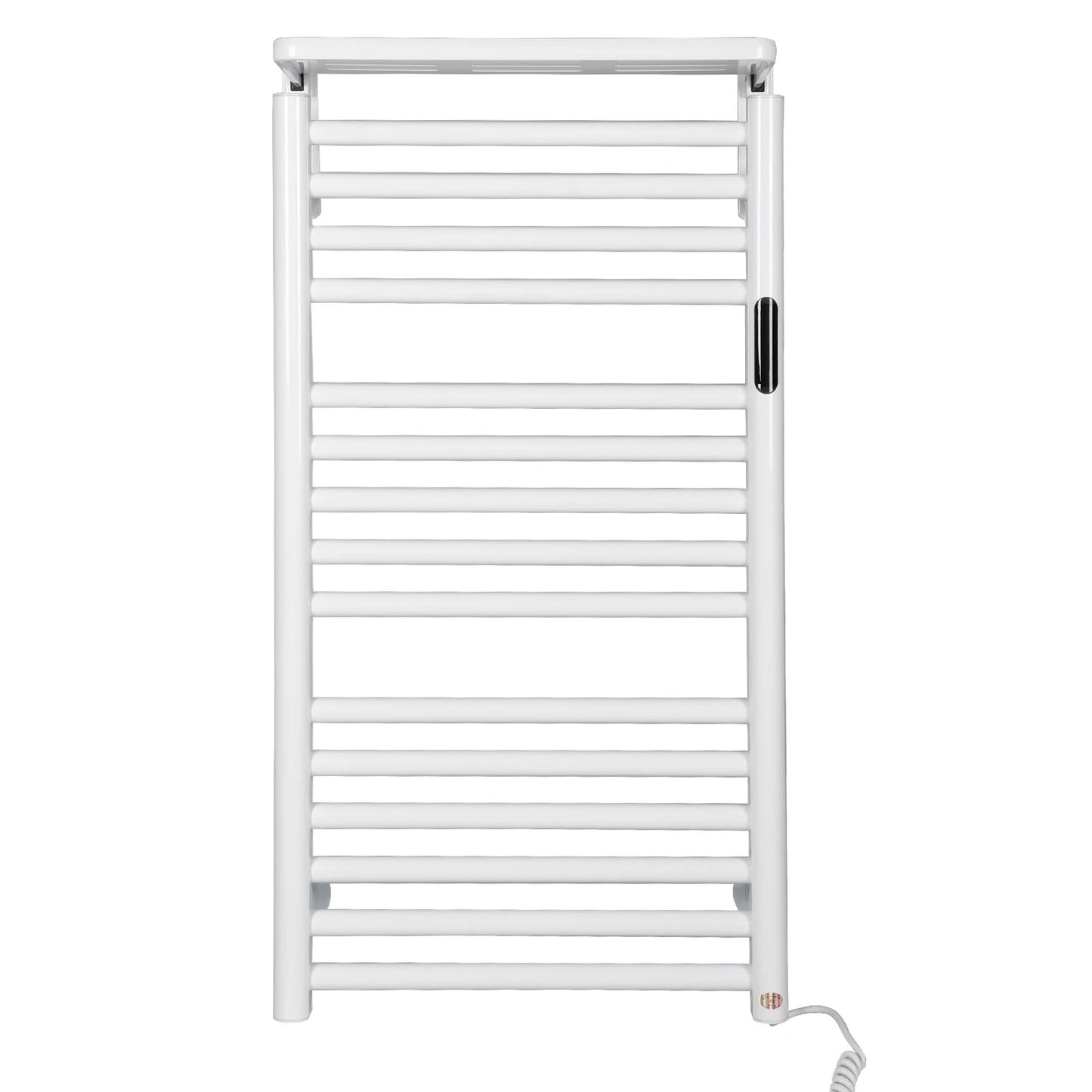 Bathroom Electric Heated Towel Rack with Digital Display Touch Thermostatic Dry Towel 200W Stainless Steel Heater Waterproof and