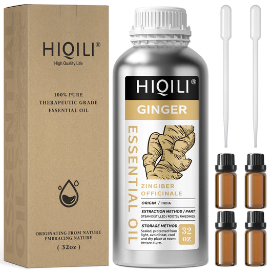 HIQILI 1000mL/32oz Vanilla Rosemary Lemongrass Essential Oil for Aromatherapy Diffusers Massage Skin Care Gifts Wholesale